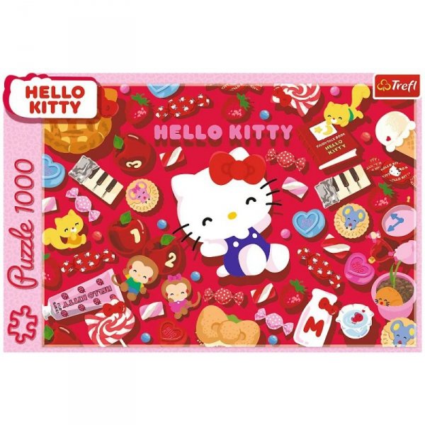 Trefl Puzzle 1000 elementów Hello Kitty