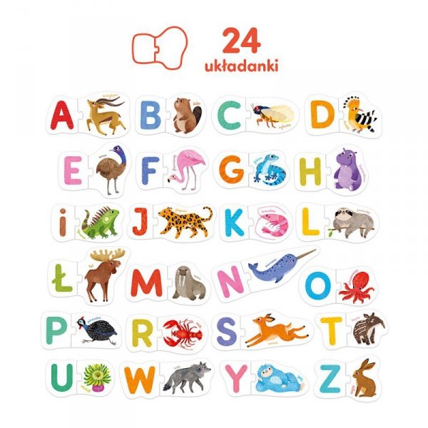 CzuCzu Puzzle do pary - Literki