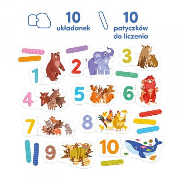 CzuCzu Puzzle do pary - Cyferki