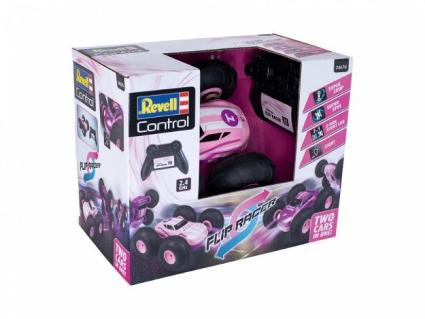Revell RC Pojazd zdalnie sterowany RC Stunt Car Flip Racer - różowy
