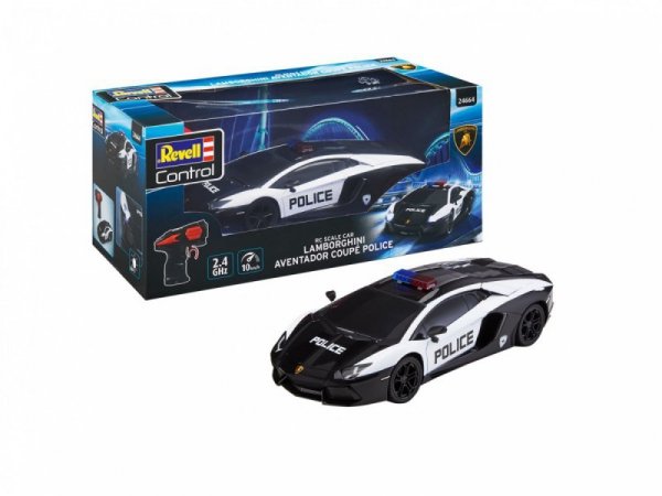 Revell RC Auto zdalnie sterowane RC Scale Car Lamborghini Aventador Police