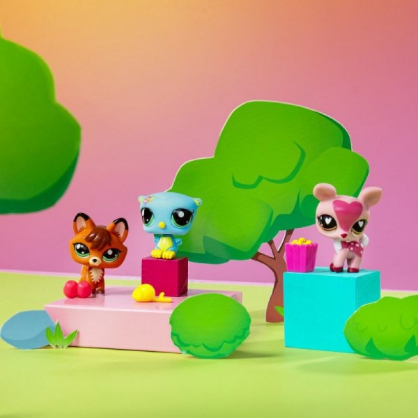 Tm Toys Zestaw figurek Littlest Pet Shop G7 S3 Pet Trios Tuba 3-pak