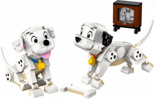 LEGO Klocki Disney 43271 101 dalmatyńczyków - Szczeniaczki Szczęściarz i Penny
