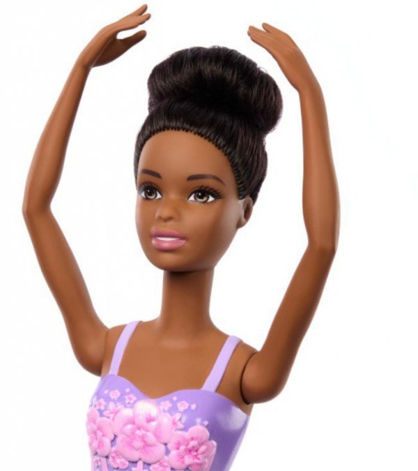 Mattel Lalka Barbie Baletnica Czarne włosy