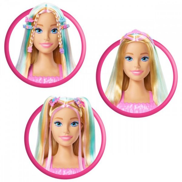 Mattel Głowa do stylizacji Barbie Deluxe Blond