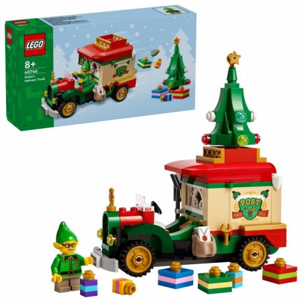 LEGO Klocki 40746 Ciężarówka Świętego Mikołaja