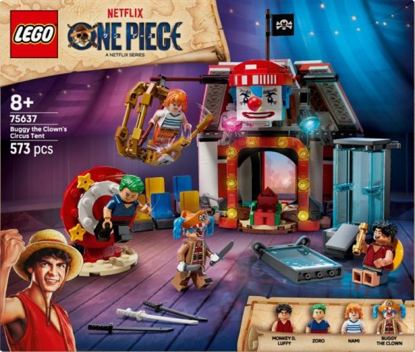 LEGO Klocki One Piece 75637 Namiot cyrkowy klauna Buggy&#039;ego