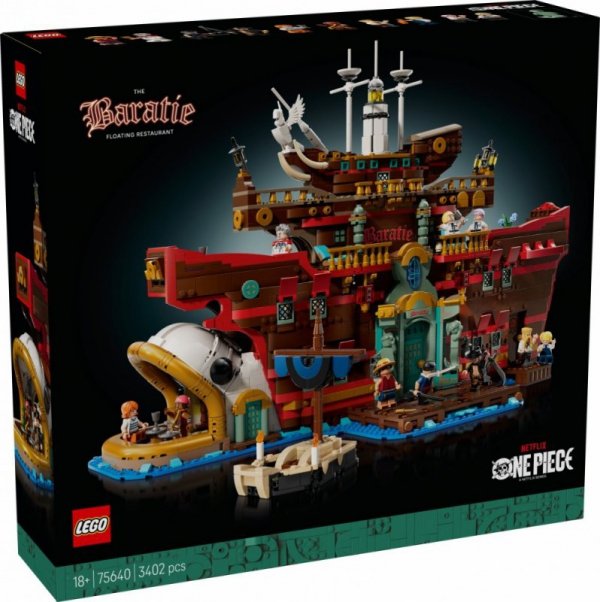 LEGO Klocki One Piece 75640 Pływająca restauracja Baratie