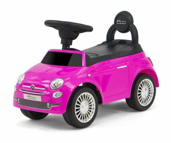 Jeździk Pojazd Fiat 500 różowy 3032 Milly Mally jeździdełko auto pojazd
