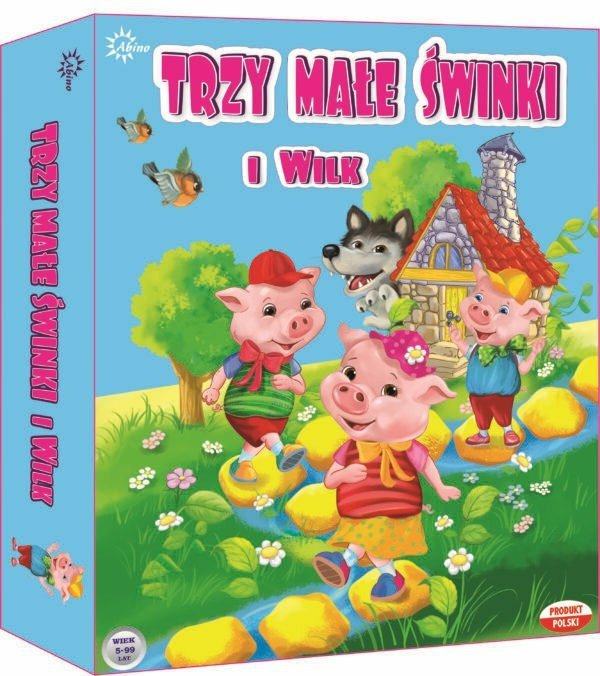 Trzy małe świnki i wilk gra ABINO