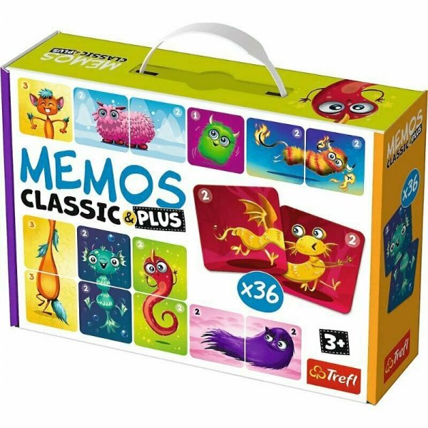 PROMO Memos classic&plus Urocze potworki gra Trefl 02273
