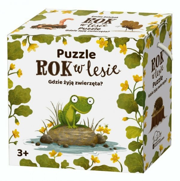 PROMO Puzzle Rok w lesie. Gdzie żyją zwierzęta? Nasza Księgarnia