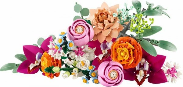 LEGO 10342 BOTANICALS Piękny bukiet różowych kwiatów 3p