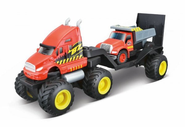 PROMO MAISTO 21219-44 Pojazd budowlany z lawetą i wywrotką