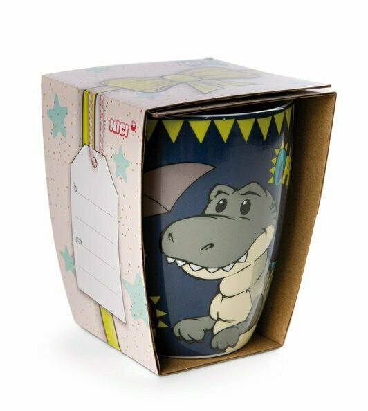 NICI 48822 Kubek Dinos 310ml 10x8cm banderole
