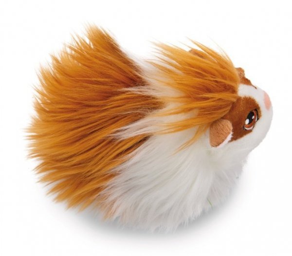 NICI 61333 Maskotka świnka morska karmelowo-biała 12cm w koszyku różowym