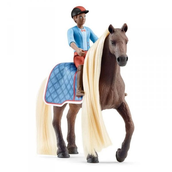Schleich 42586 Horse Club Sofia&#039;s Beauties Zestaw startowy Leo i Rocky Koń z włosami do stylizacji