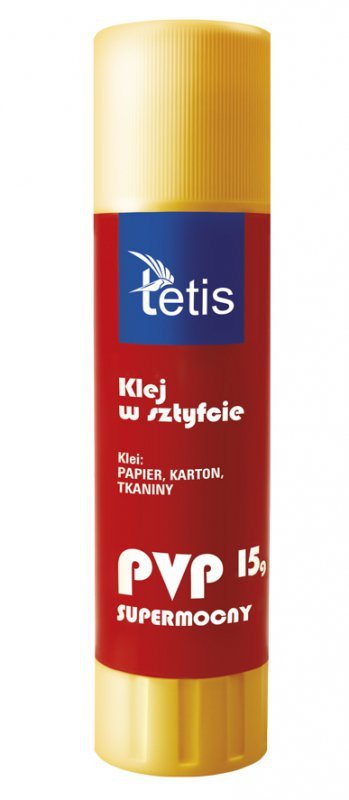 Klej w sztyfcie 15g PVP p20 TETIS cena za 1szt