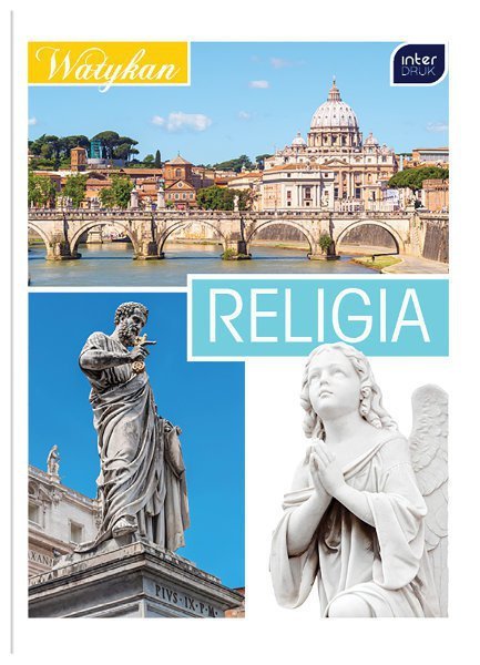 Zeszyt A5 32k kratka Religia p10 INTERDRUK mix cena za 1 szt