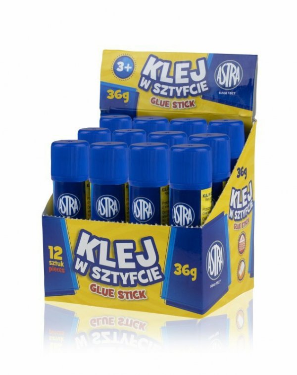 Klej w sztyfcie Astra 36g p12 ASTRA cena za 1 sztukę