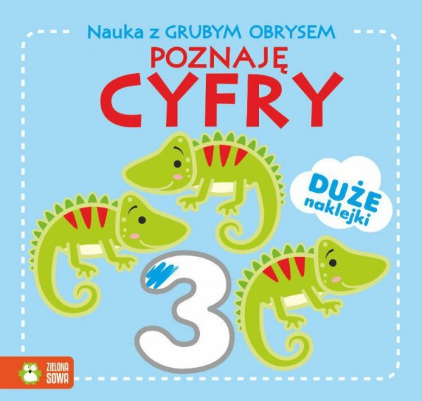 Książka Nauka z grubym obrysem. Poznaję cyfry