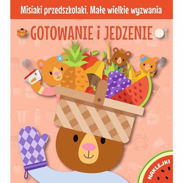 PROMO Misiaki przedszkolaki. Małe wielkie wyzwania. Gotowanie i jedzenie 09543 Trefl