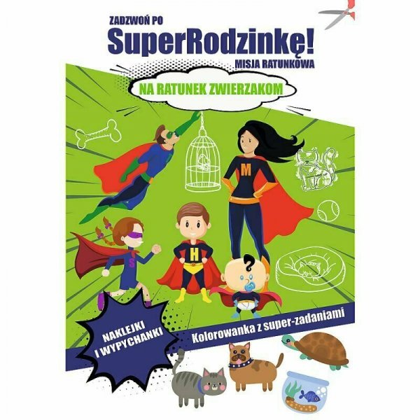 PROMO Zadzwoń po superrodzinkę! Misja ratunkowa. Na ratunek zwierzakom KS68311 Trefl