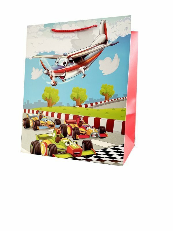 Torebka ozdobna prezentowa 4wz 4606A 26x32x25cm szerokie dno mix cena za 1 szt