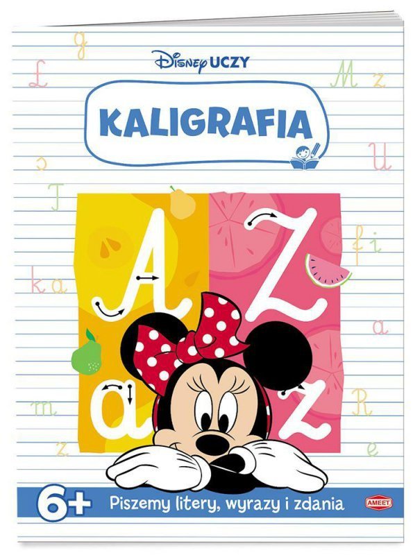 Książeczka Kaligrafia. Disney uczy. Minnie UKA-9302