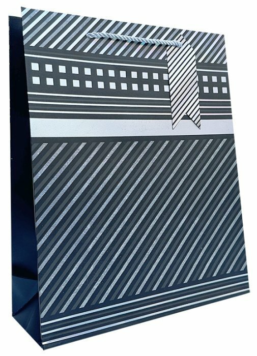 Torebka ozdobna prezentowa JP662C 18x23x10cm mix cena za 1 szt