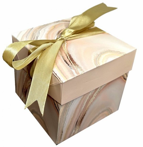 Pudełko prezentowe JP3003C 10x10x10cm mix cena za 1 szt