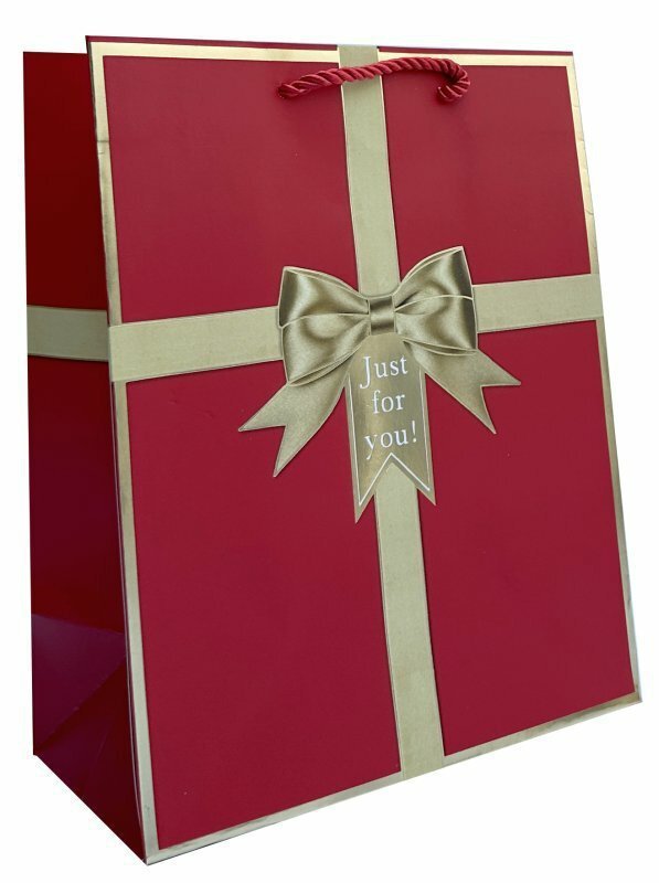 Torebka ozdobna prezentowa 4wz 30x41,5x12cm JP 502A mix cena za 1 szt