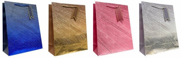 Torebka ozdobna prezentowa JP3047B 26x32x10cm mix cena za 1 szt