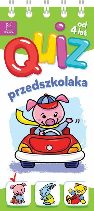 Książeczka Quiz przedszkolaka ze świnką od 4 lat