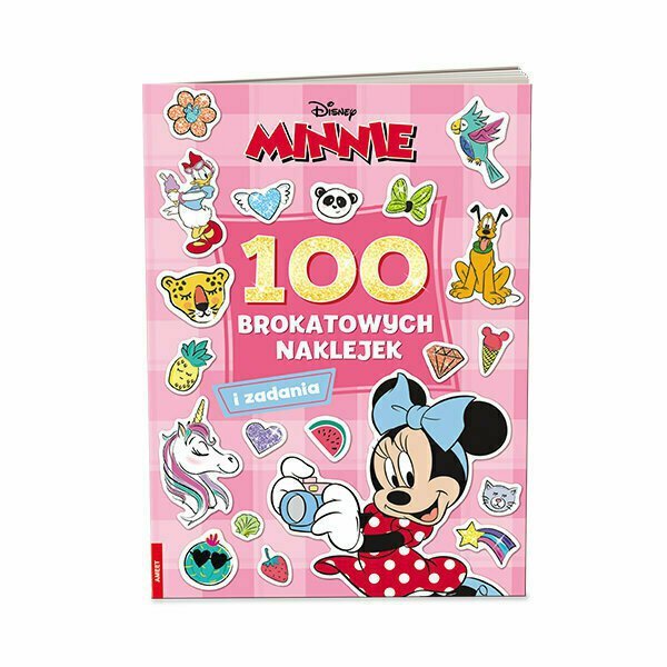 Książeczka Minnie. 100 brokatowych naklejek NB-9104