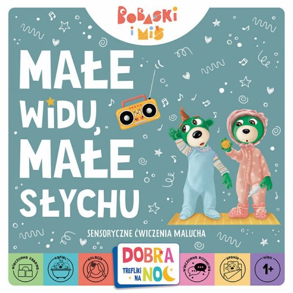 PROMO Książka Bobaski i Miś. Małe widu, Małe słychu 68434