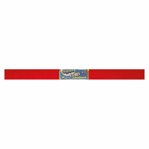 Bibuła marszczona 50 x 200cm kol. 06 czerwony p10, cena za 1 szt