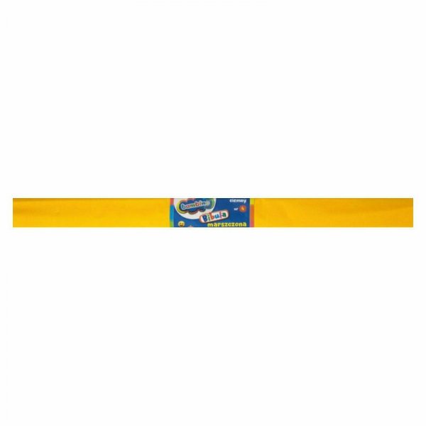 Bibuła marszczona 50 x 200cm kol. 04 żółty ciemny p10, cena za 1 szt