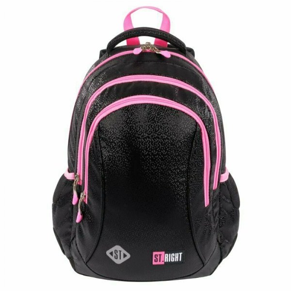 PROMO Plecak 3-komorowy ST.RIGHT BP-26 Black Glitter