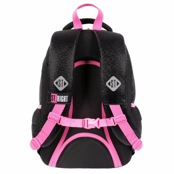 PROMO Plecak 3-komorowy ST.RIGHT BP-26 Black Glitter