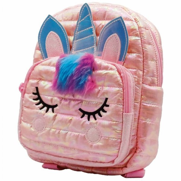 PROMO Plecak Puffy Unicorn różowy 20x26x8cm STN 8745