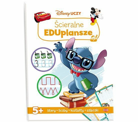 Książeczka Disney Uczy. Ścieralne EDUplansze mix UMA-9301