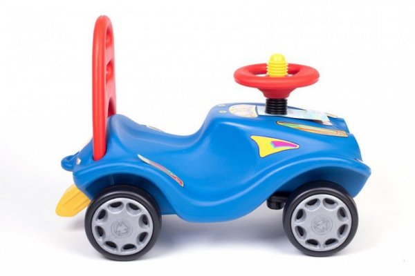 Auto MINI-MOBILE niebieskie jeździk pojazd MARGOS jeździdełko