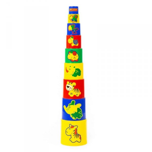 Polesie 52582 Piramidka Nr3 (9 elem.)w siatce
