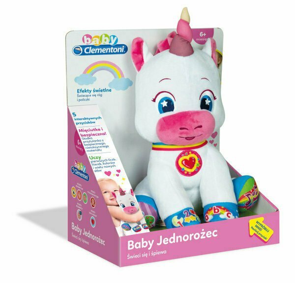 Clementoni baby Interaktywny pluszowy Jednorożec 50544 p6