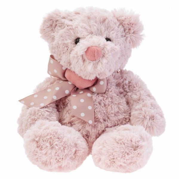 Maskotka Miś Maurizio pudrowy róż 38 cm 13520 BEPPE