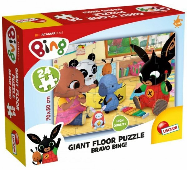 PROMO Bing Ogromne puzzle podłogowe 3 75805 LISCIANI