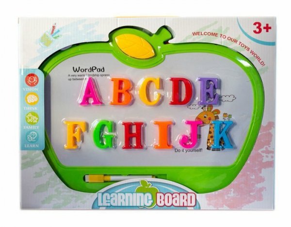 PROMO Tablica magnetyczna z literkami w pudełku ASKATO