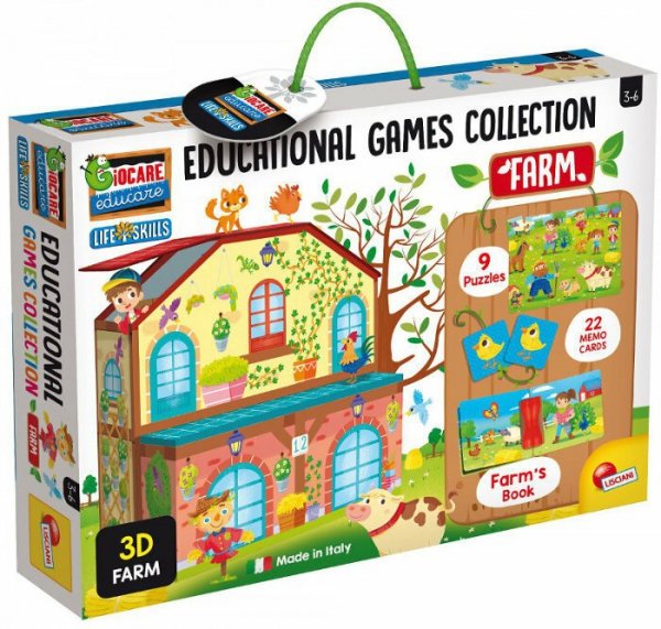 PROMO Zestaw gier edukacyjnych - Farma 72736 LISCIANI