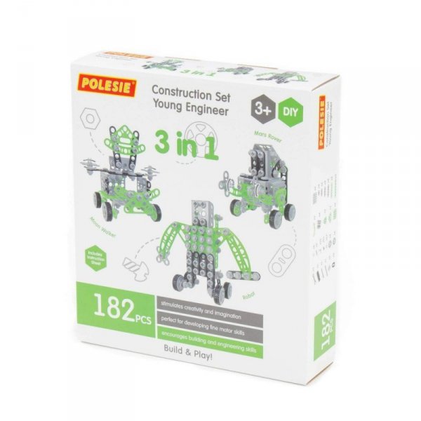 Polesie 86655 Klocki Wynalazca 182el.w pudełku